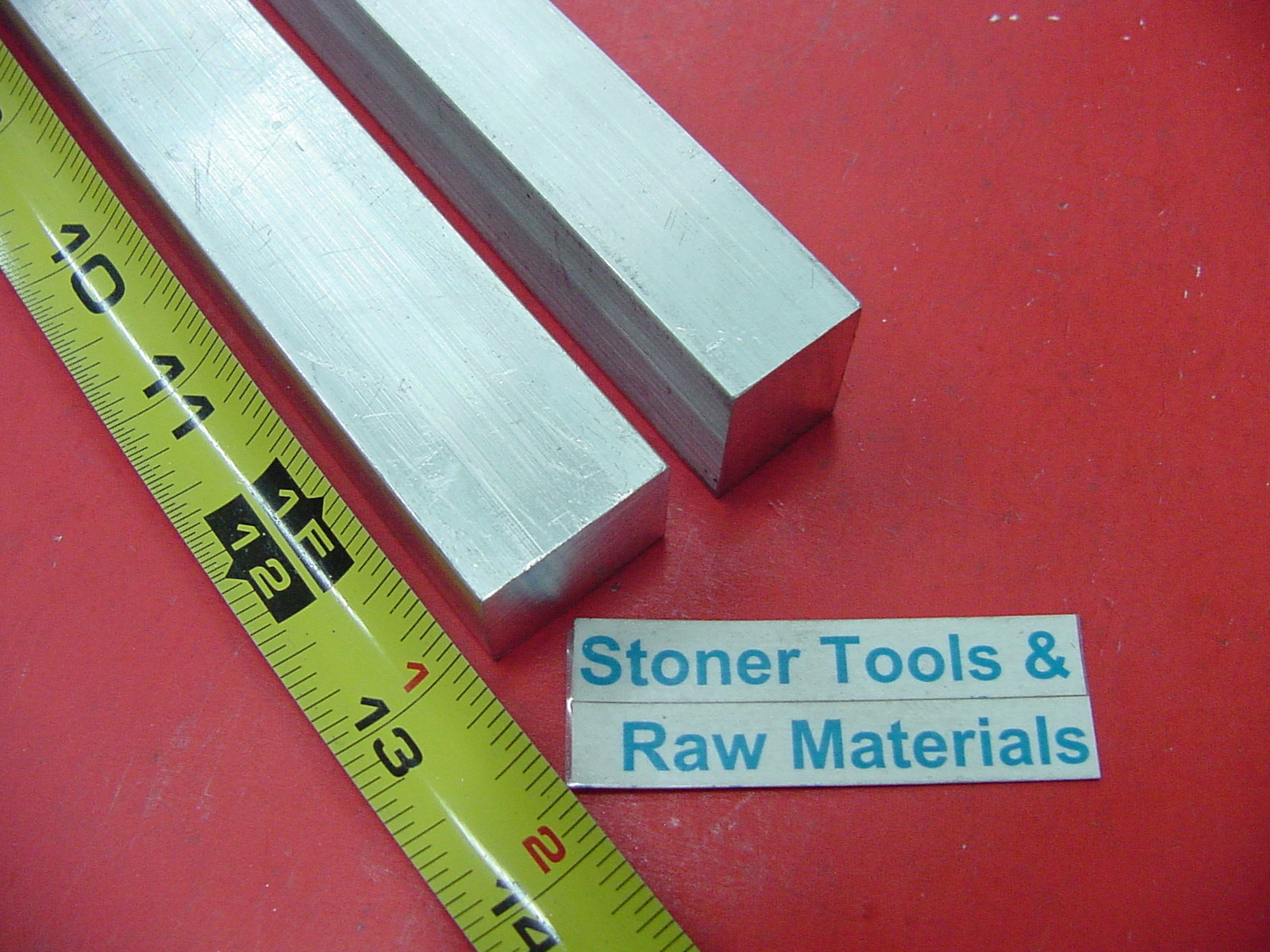 2 Pieces 3/4″ X 1″ ALUMINUM 6061 FLAT BAR 13″ long Solid Extruded Mill Stock New