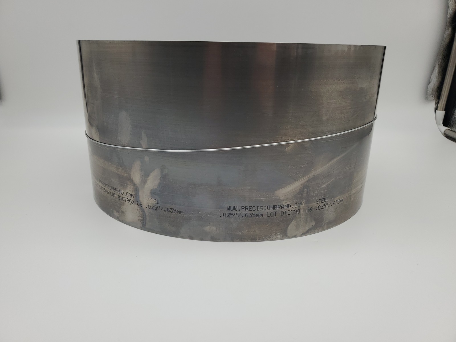 6″ x 100″ Steel Shim .025 Gauge .635MM Cold Rolled Precision Brands 16A25