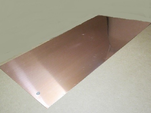 101 Copper Sheet 1/8 to 1/4 Hard .025″ Thick x 24.0″ Wide x 48.0″ Length