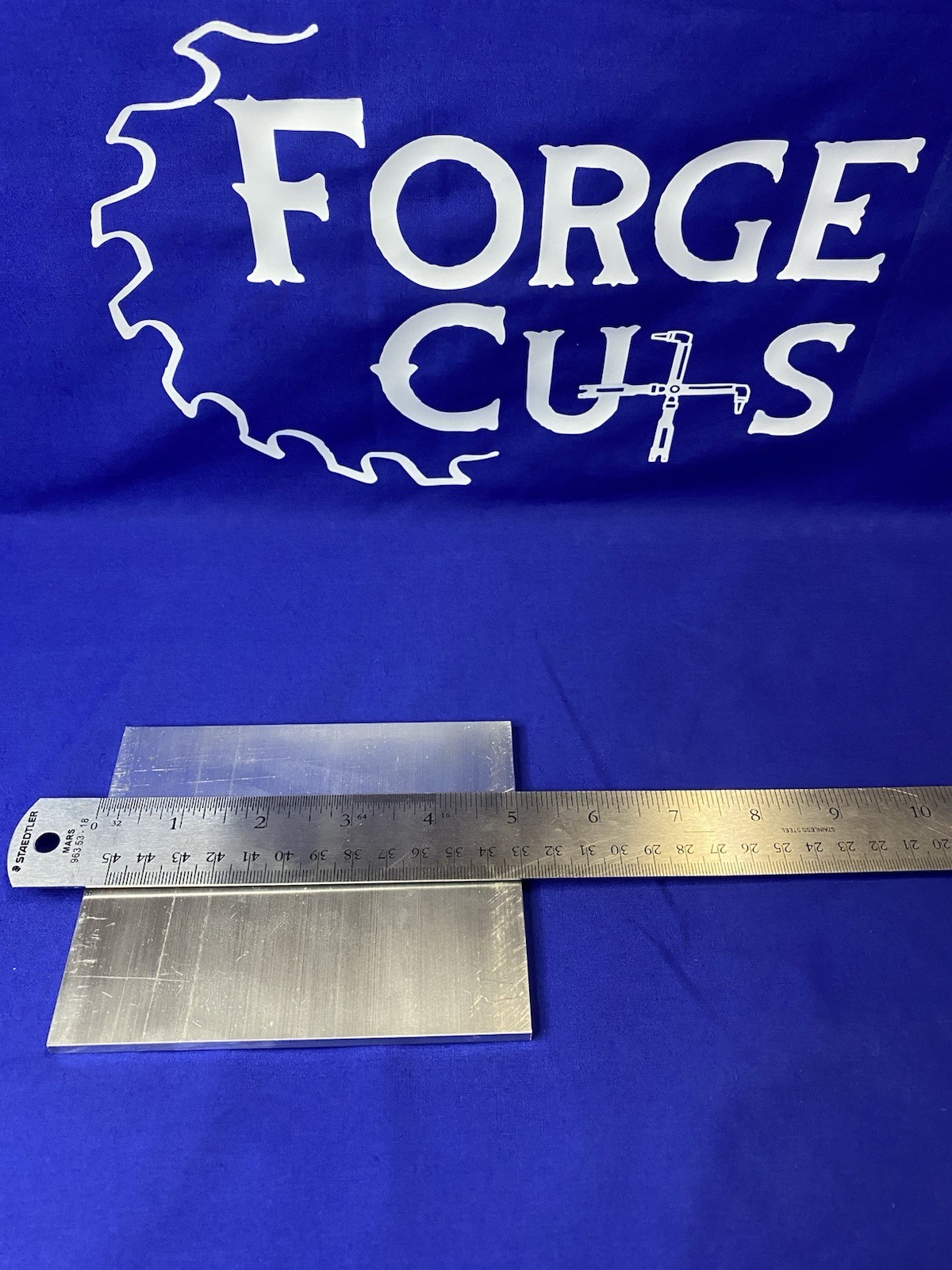 .25 X 4” X 5” Long 6061 T6511 (2) Piece aluminum plate flat bar stock block 1/4”