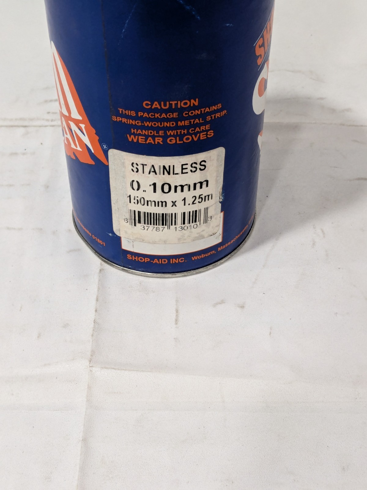 ShopAid Metal Shim Stock: Roll, 300 Stainless Steel 22972
