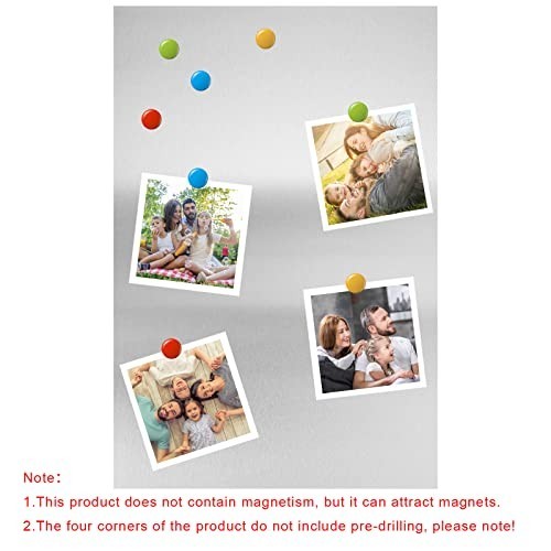 2Pcs 8″x12″ 20GA Stainless Steel Sheet Metal Plates for Crafting & Magnetic Moun