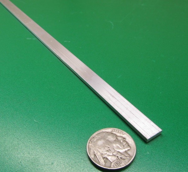 6061 T6 Aluminum Bar, 3/32″ (.094″) Thick x 3/8″ Wide x 36″ Length, 10 pcs