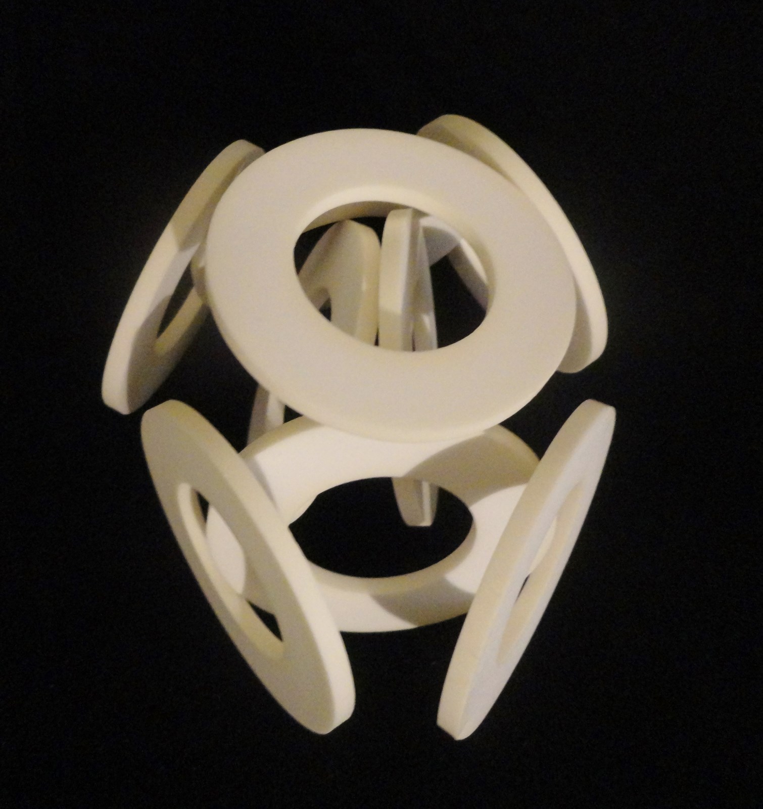 LARGE HIGH PURITY ALUMINA CERAMIC RING WASHER SPACER PLATE No.:3