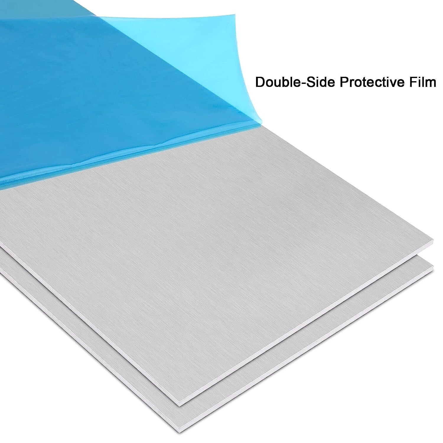 2Pack 6061 T6 Aluminum Sheet Metal 6 x 12 x 1/16 Inch Flat Plain Aluminum Plate