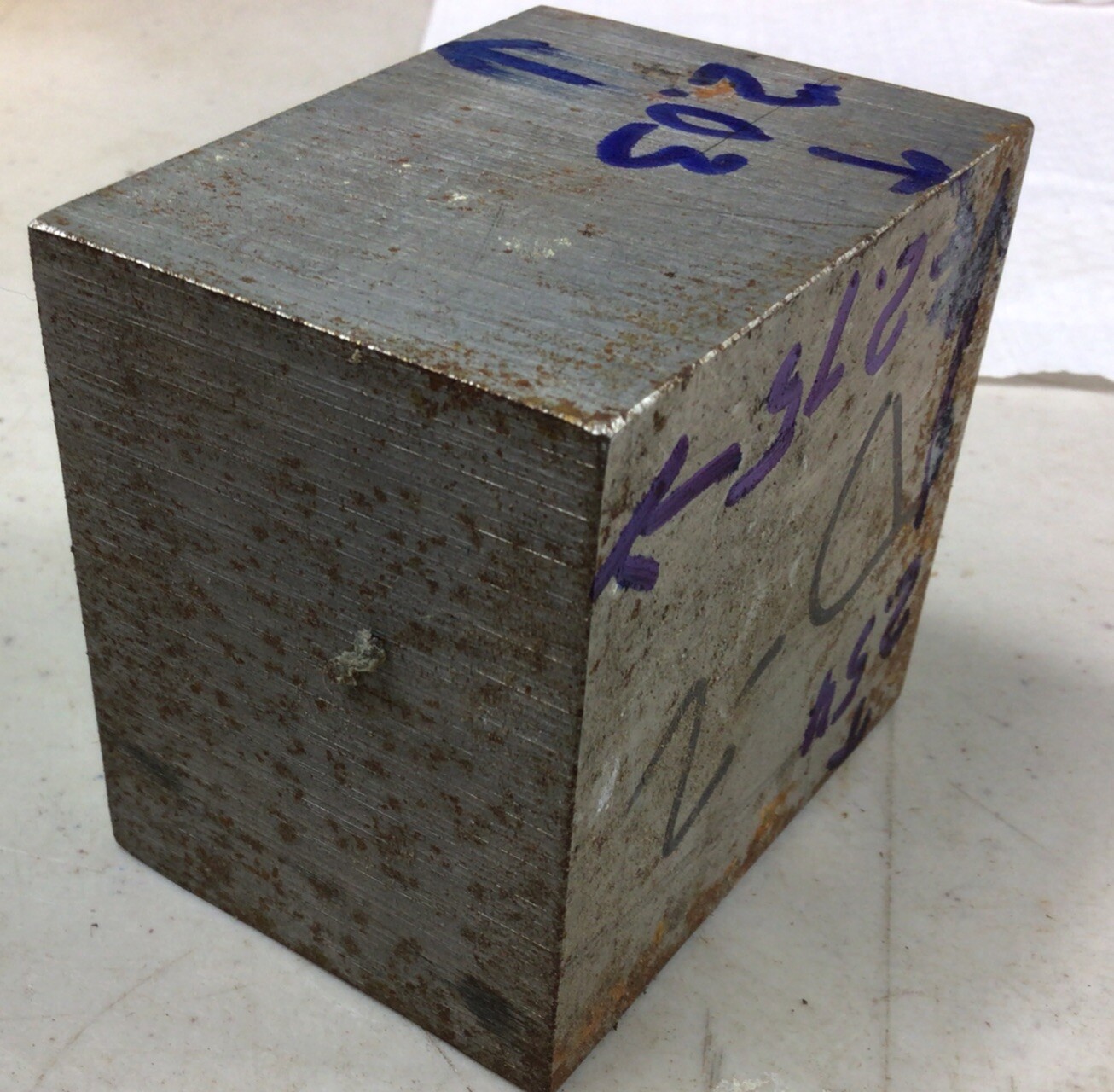 D2 Tool Steel Flat Stock, 2.03” X 2.54 X 2.75