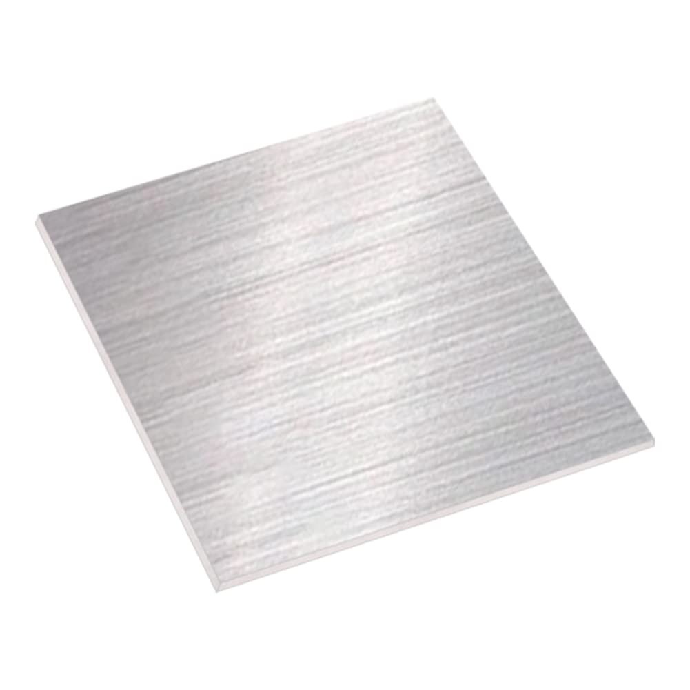 304 Stainless Steel Brushed Finish Sheet, 14 Gauge, 0.08” Thickness, 1 Pcs