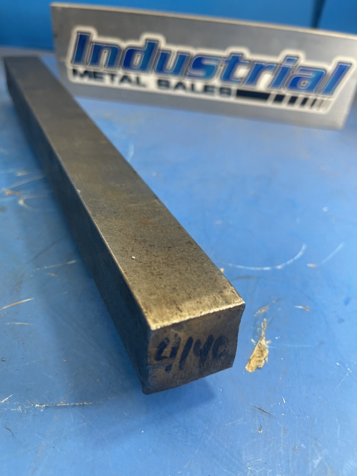 1-1/8″ x 1-1/8″ x 12″ -Long 4140 CF Annealed Steel Flat Bar– 1.125″ Square