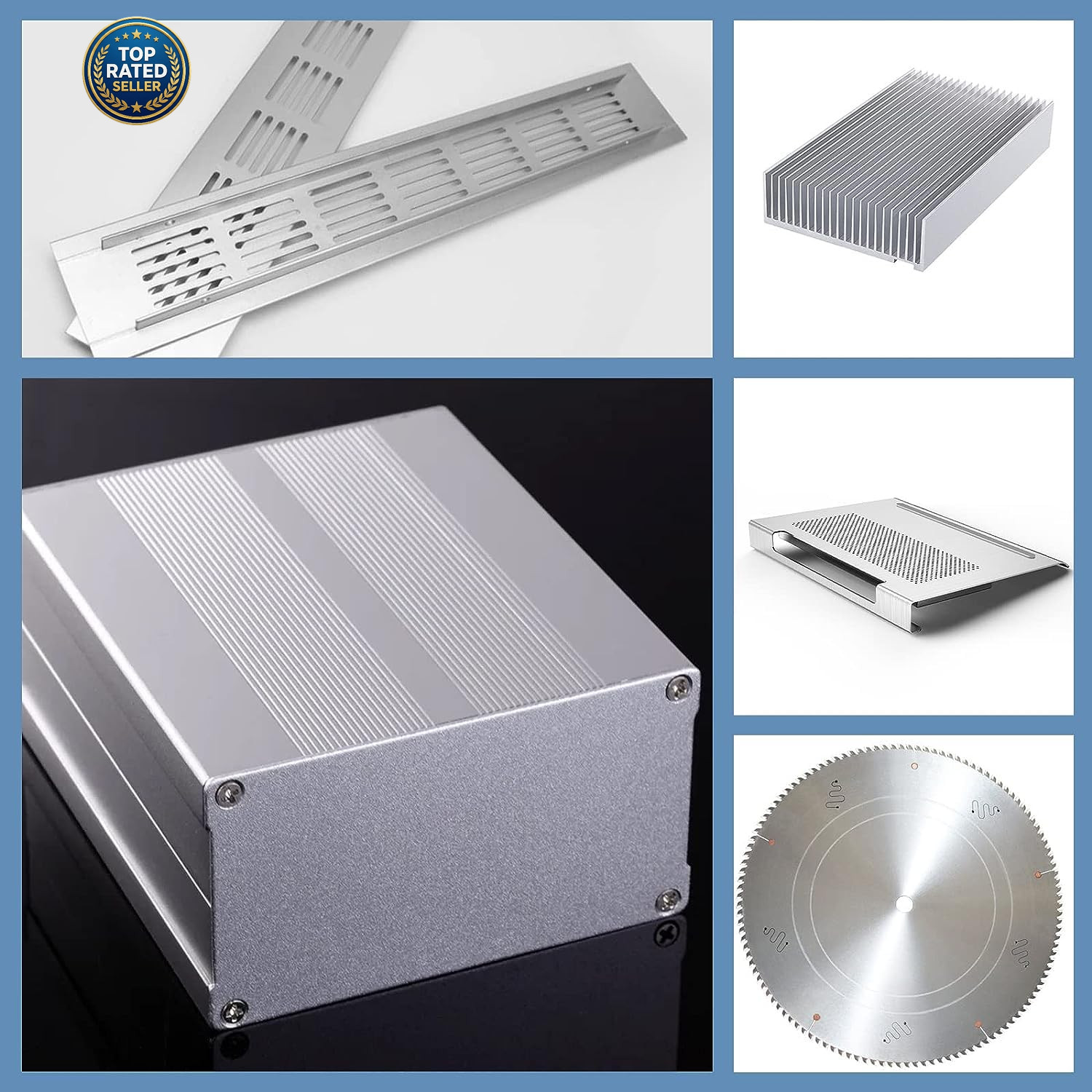 2Pack 1/8Inch Thick Aluminum Sheet Metal, 12″ X 16″ 6061 Aluminum Plates | Doubl