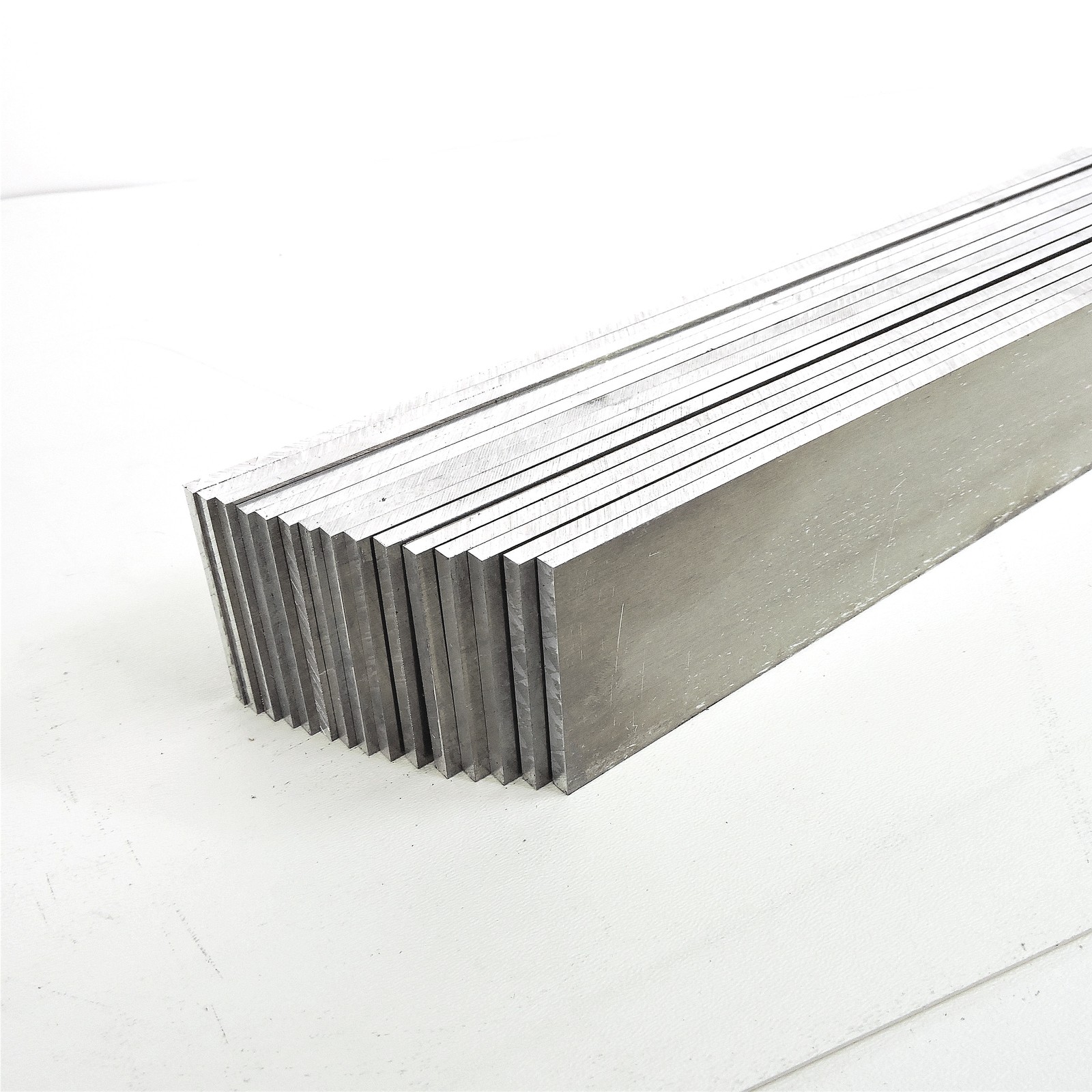 .25″ thick 1/4 Aluminum 6061 PLATE 2″ x 12.625″ Long QTY 15 sku 340581