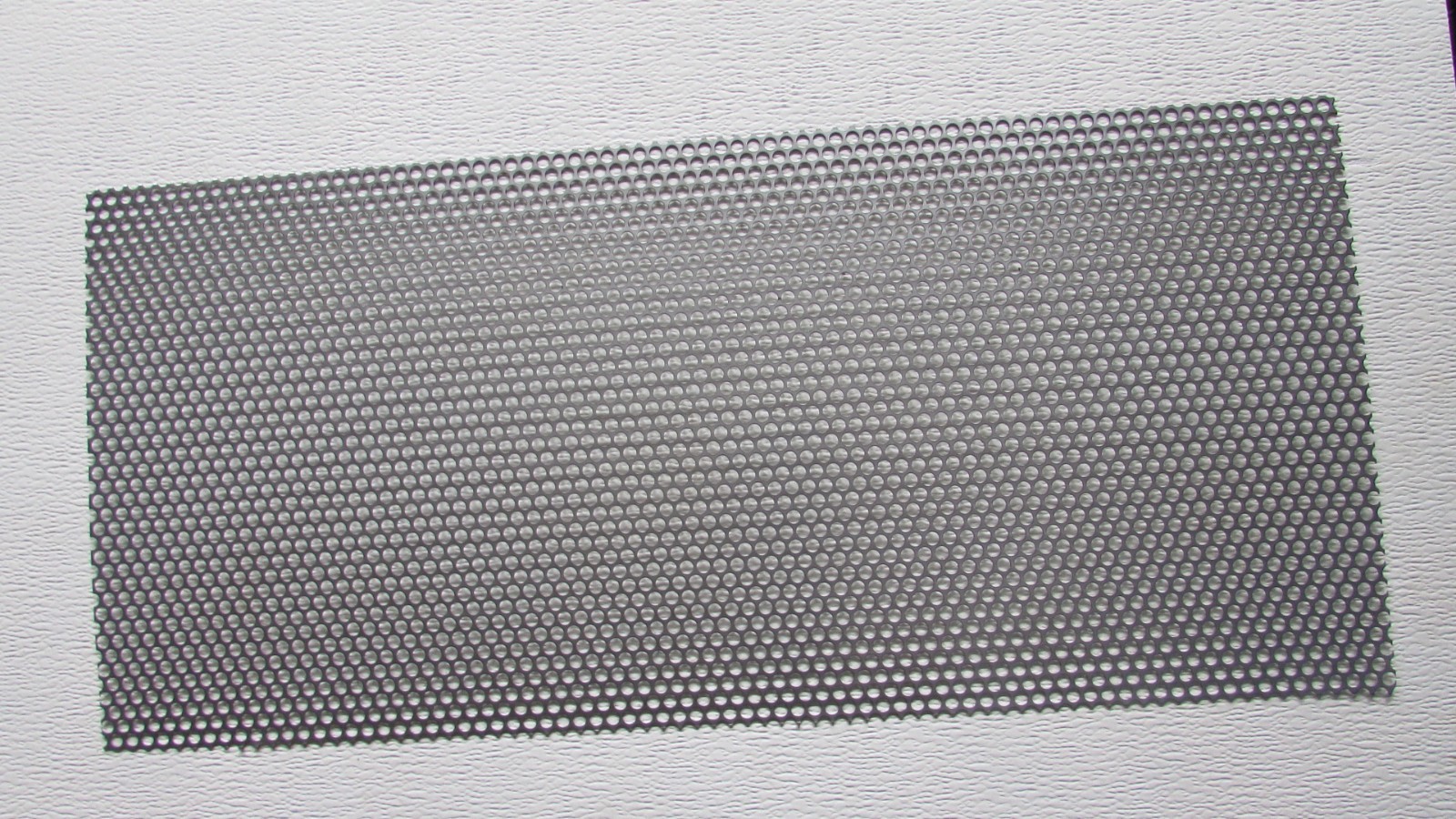 1/4″ HOLES–20 GA.-(035)-304 STAINLESS STEEL PERFORATED SHEET- 12″ X 23=3/8″