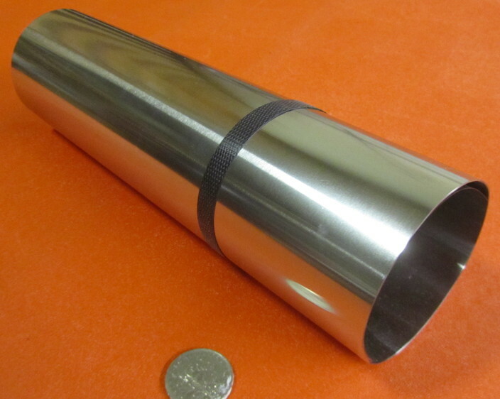301 Stainless Steel Sheet Shim, .020″(+/-.0010″) x 12.0″ Width x 10 Foot Length
