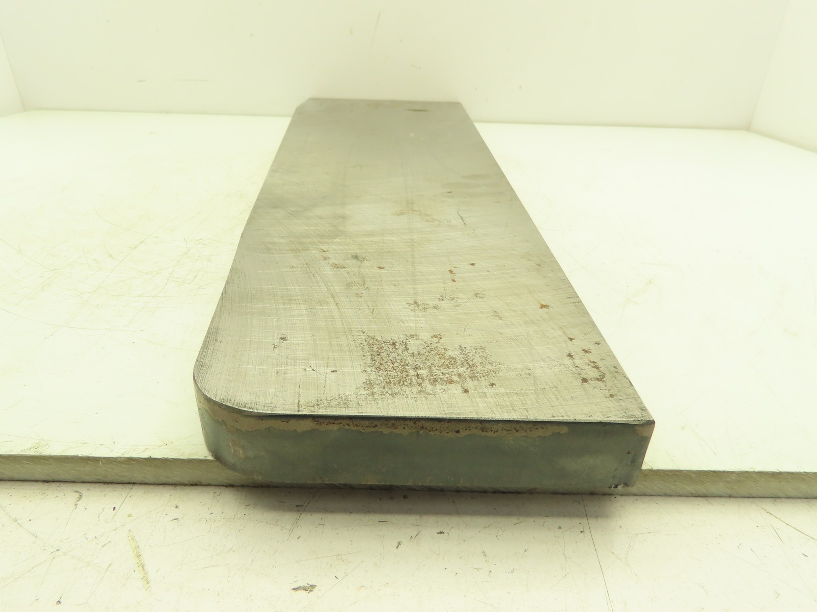 Machining Steel Flat Ground Bar Stock 1″ Thick x 25.5″L 5″ to 8″ Angled Width