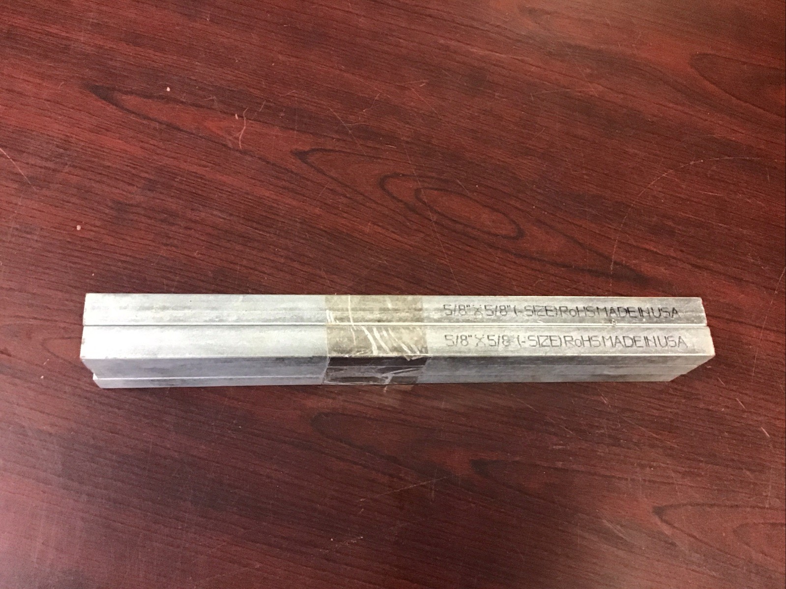Aluminum Bars 12”x5/8”x5/8” Made In USA, 6 Per Order