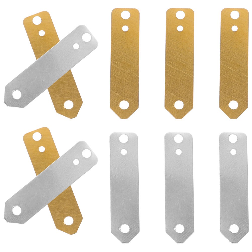 10Pcs Reusable Zinc and Copper Anode Strips for Educational Fruit Battery Use