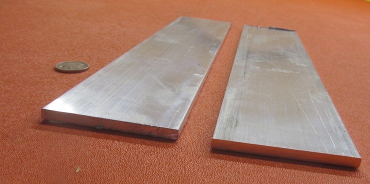 6061 T6511 Aluminum Bar, 3/16″ (.187″) Thick x 2 1/2″ Wide x 12″ Length, 2 Pcs