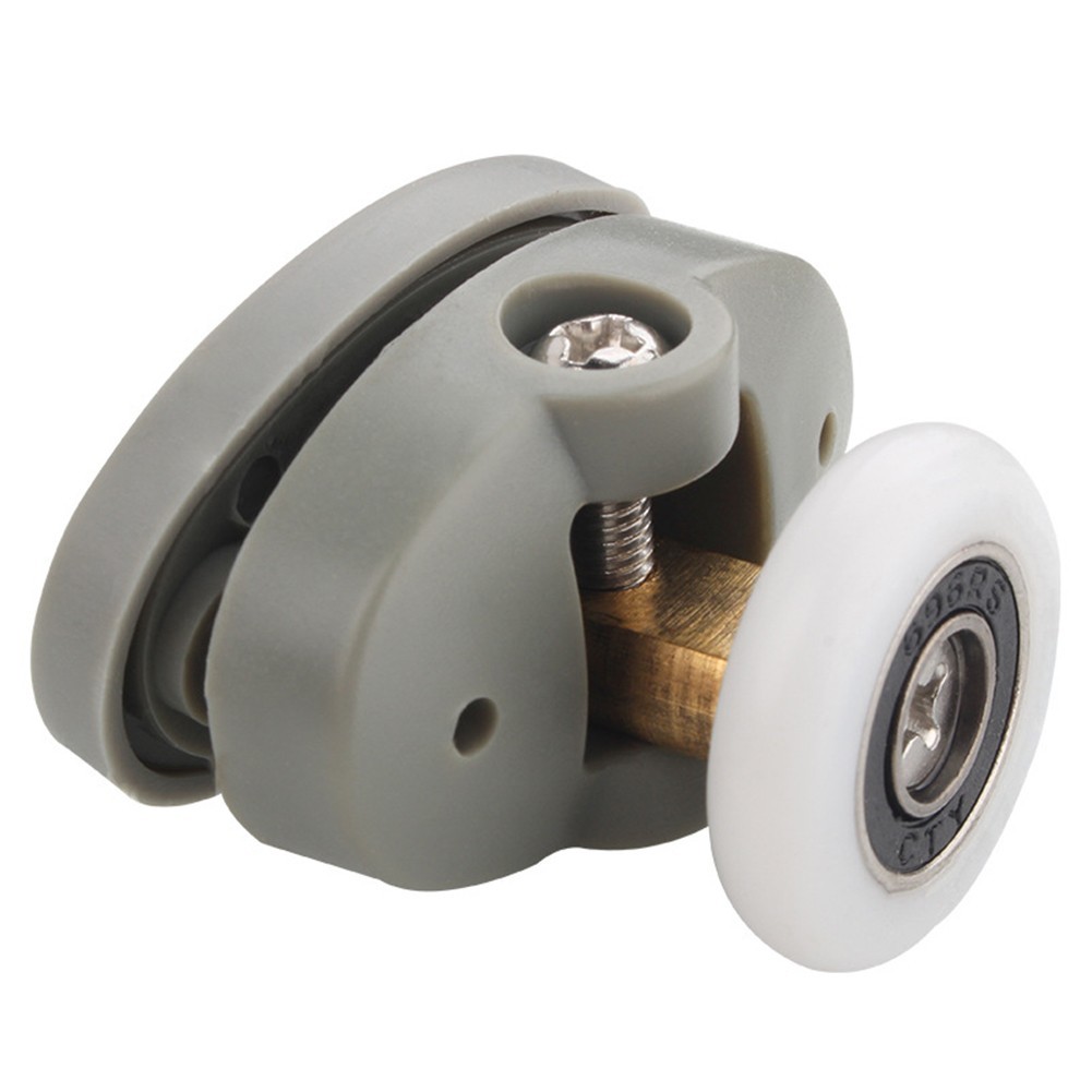 Shower Door Wheel Assembly Kit Includes Four Adjustable Rollers at 23mm