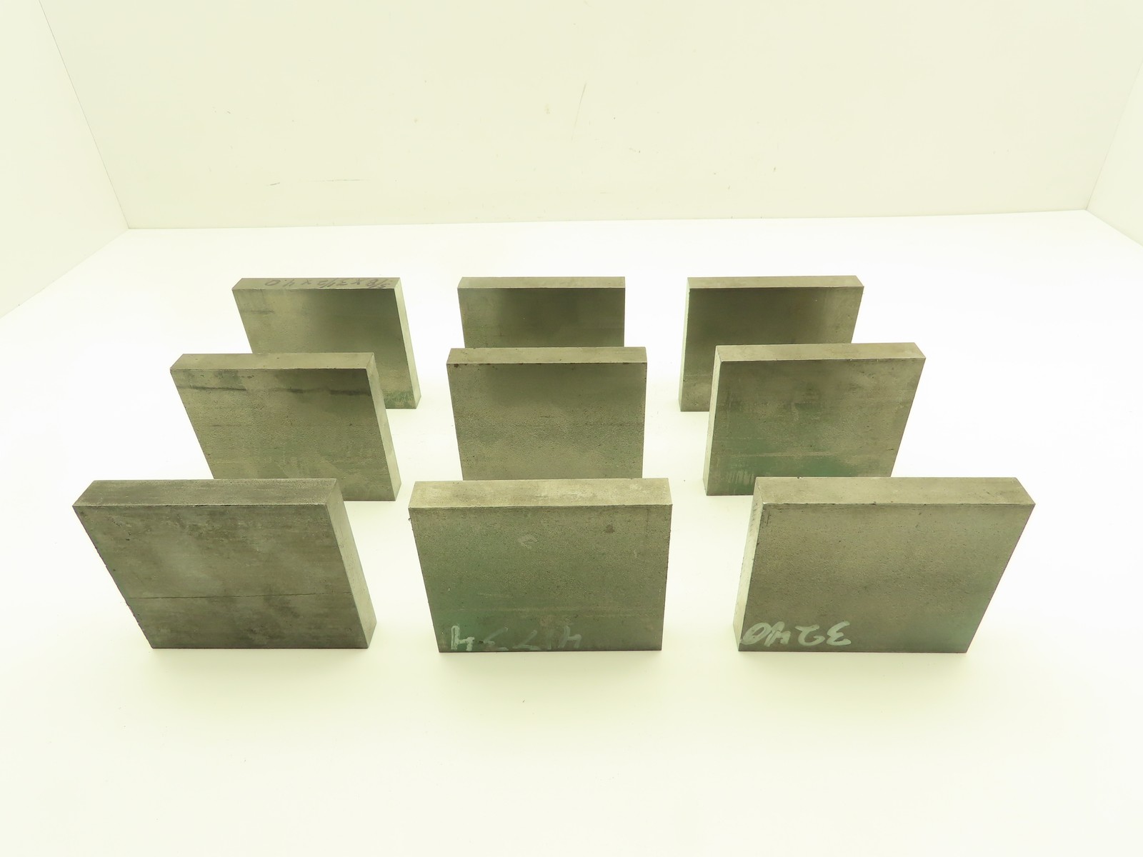 1018 Cold Rolled Steel Flat Bar Stock 5/8″x 3-1/2″x 4″L Lot of 9 Blocks