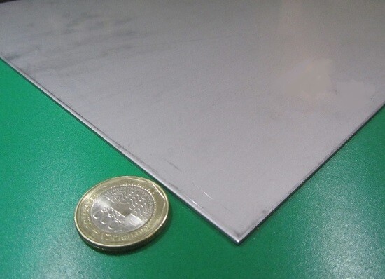 321 Weldable Stainless Steel Sheet, .062″ Thick x 12″ Wide x 12″ Length, 1 Unit