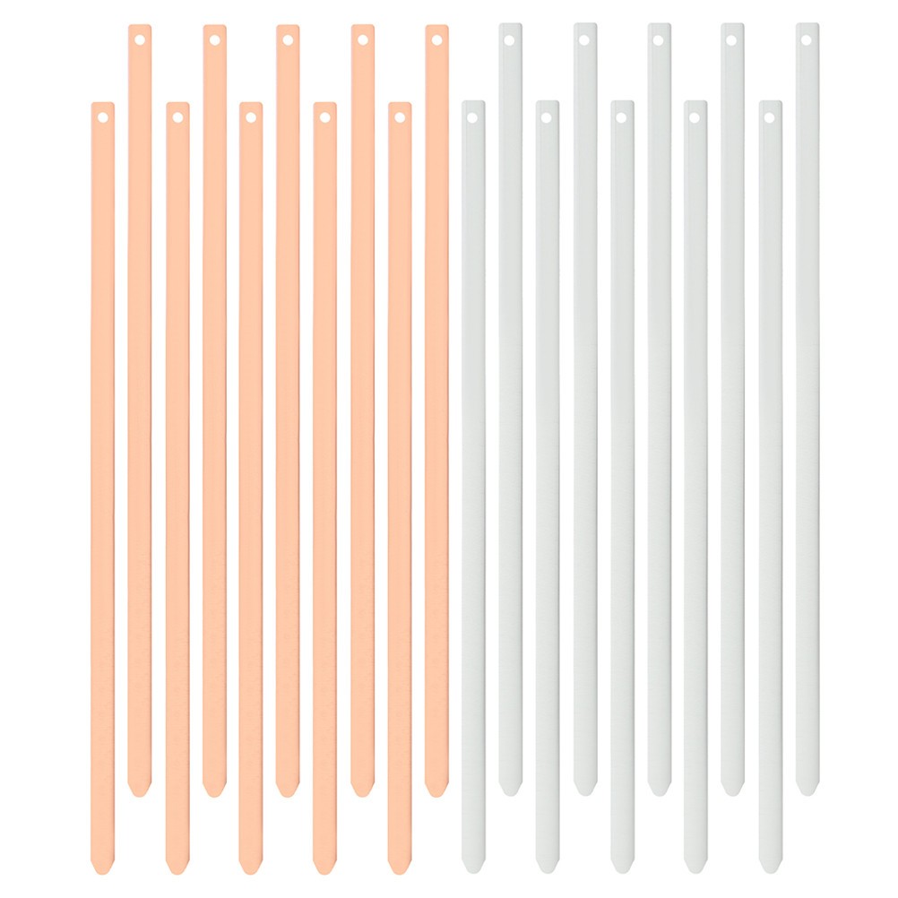 1 Set Reusable Copper and Zinc Strips DIY Fruit Battery Science Experiment Kit