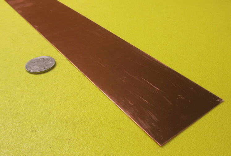110 Copper Foil Soft Temper .002″ Thick x 2.0″ Wide x 100 Foot Length