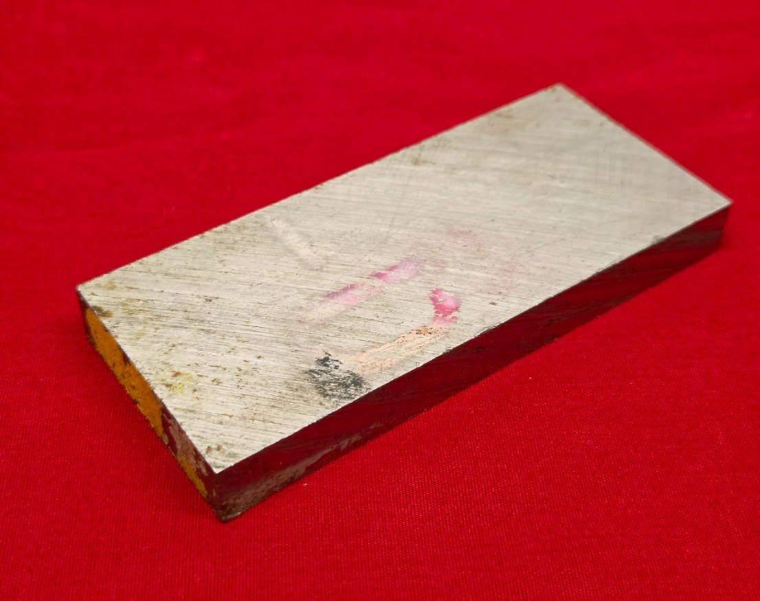 D2 Tool Steel Block Billet 3.675″ L x 1.59″ W x 0.407″ Thick, 10.54 Oz.
