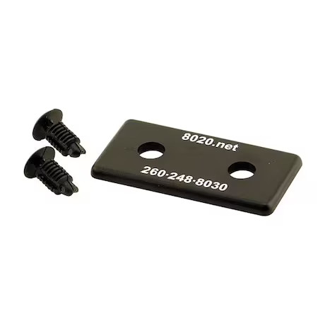 80/20 2025-2 End Cap, 1 Inx1/8 Inx2 In, Pk2