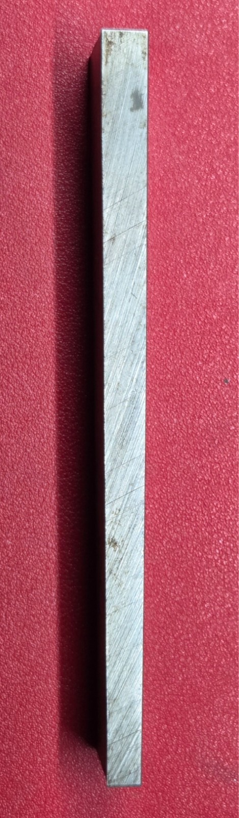 D2 Tool Angled Steel Block Billet 5.7″ x 1″ Wide – 8.3 Oz.