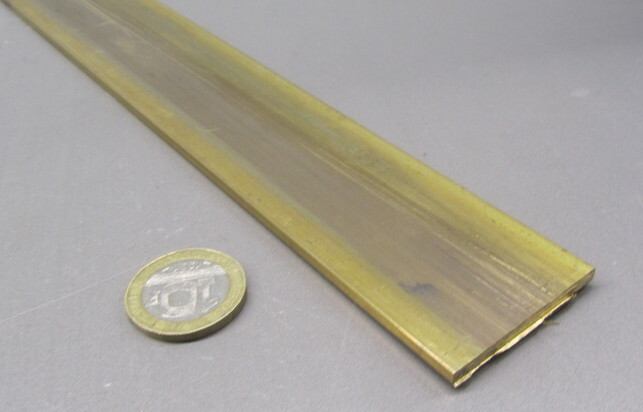 385 Brass Flat Bar 1/8″ Thick x 1 1/2″ Wide x 4 Foot Length