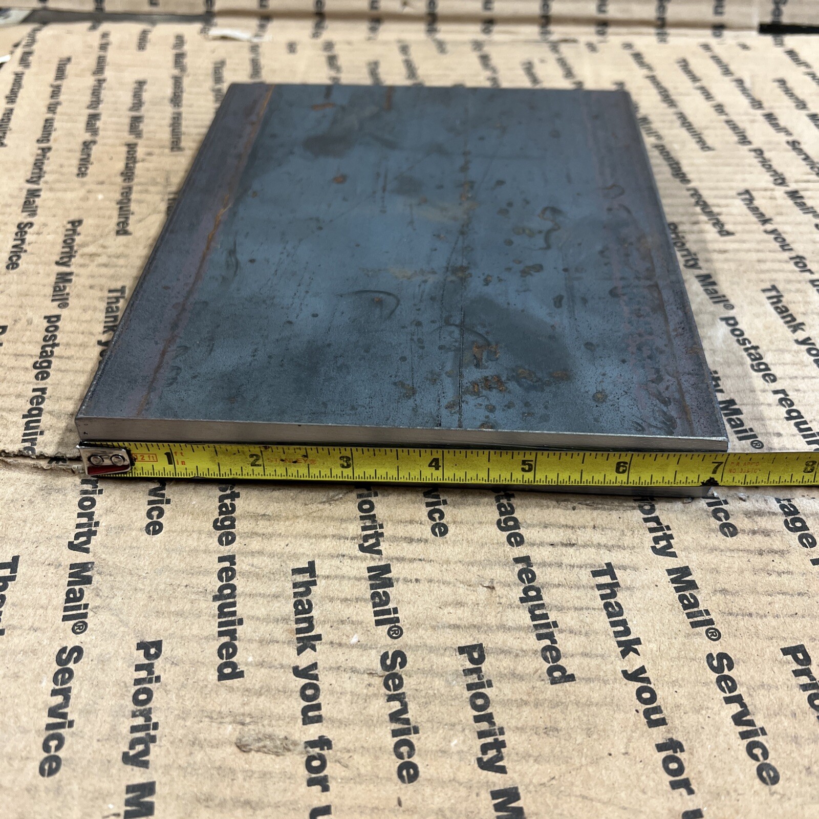 1 X 7 Flat Steel Bar 8″ Target Blacksmithing Bracing Plate Welding