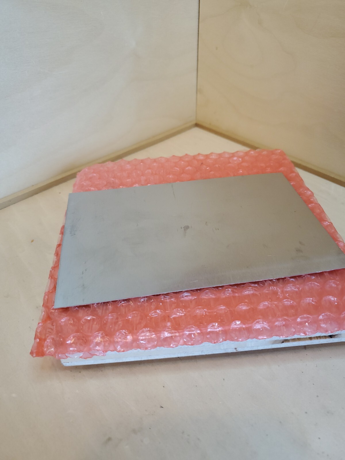 stainless steel sheet 1 piece 22 gage 6″ x 4″+- metal plate 430 welding tig mig