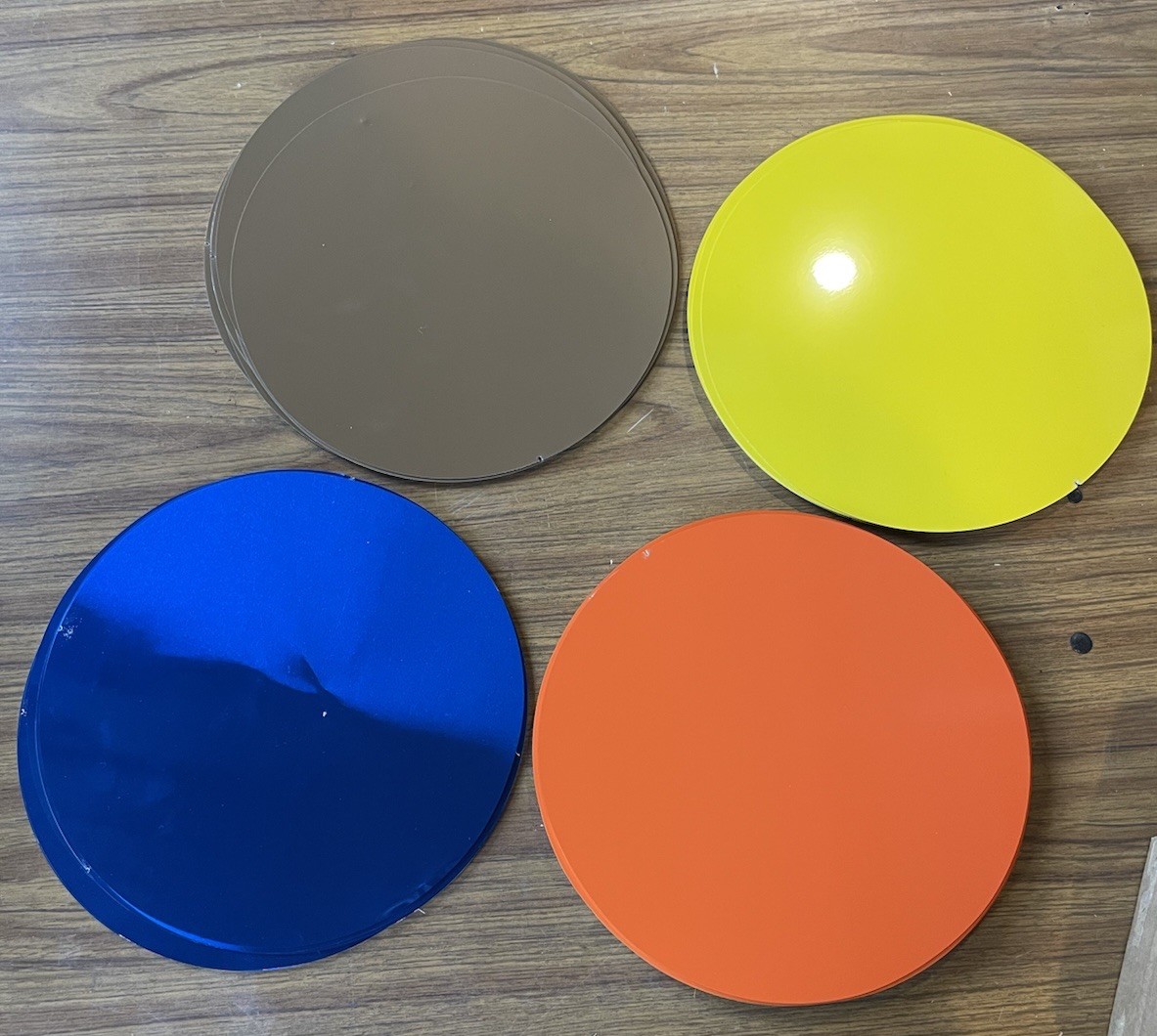 Huge Lot Aluminum 10” Circles SHIM STOCK .005 .010 .020 .030 Approx 14 Pcs each
