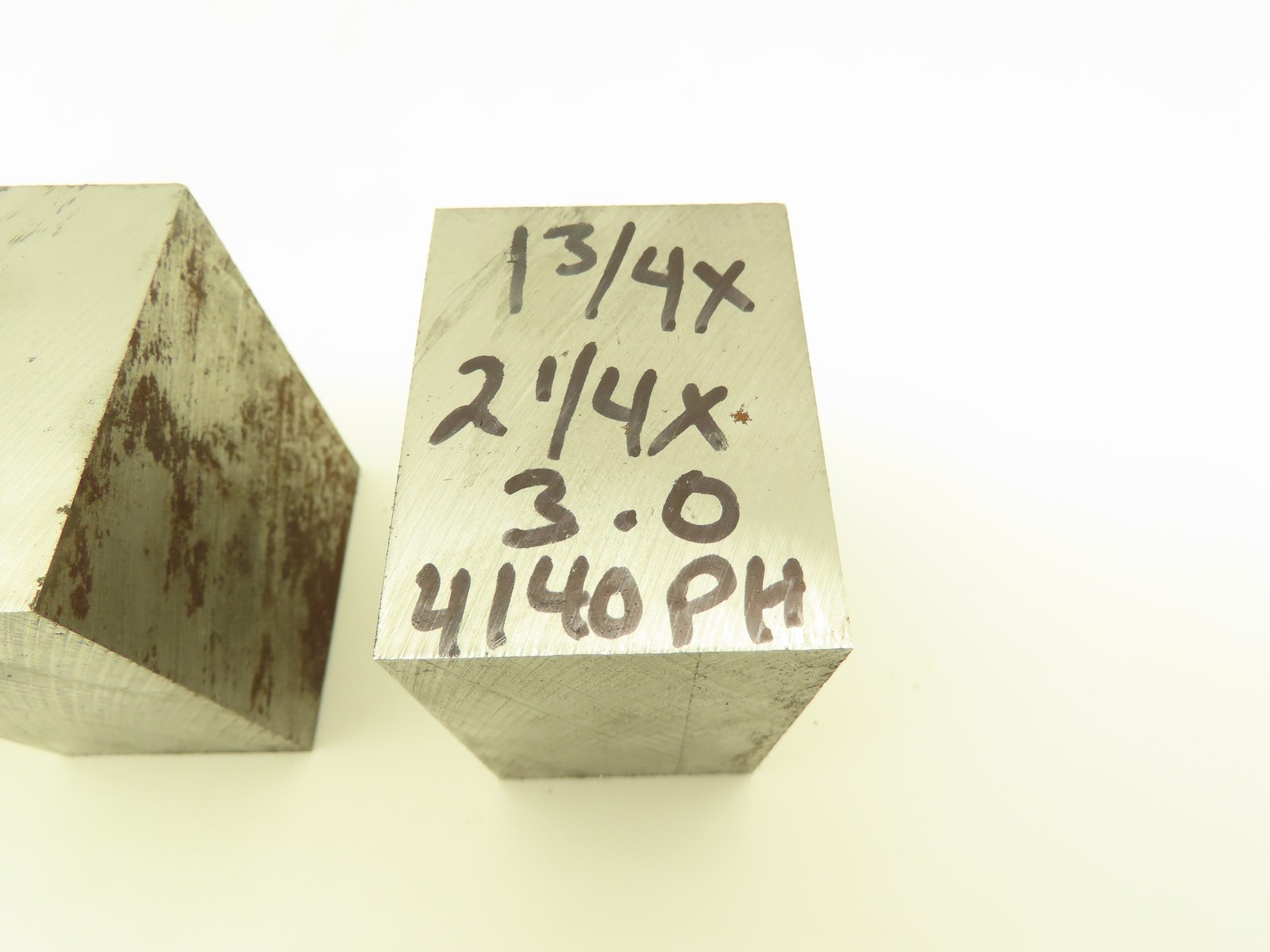 4140 PH Alloy Steel Flat Bar Stock 1-3/4″x 2-1/4″x 3″L Lot of 6