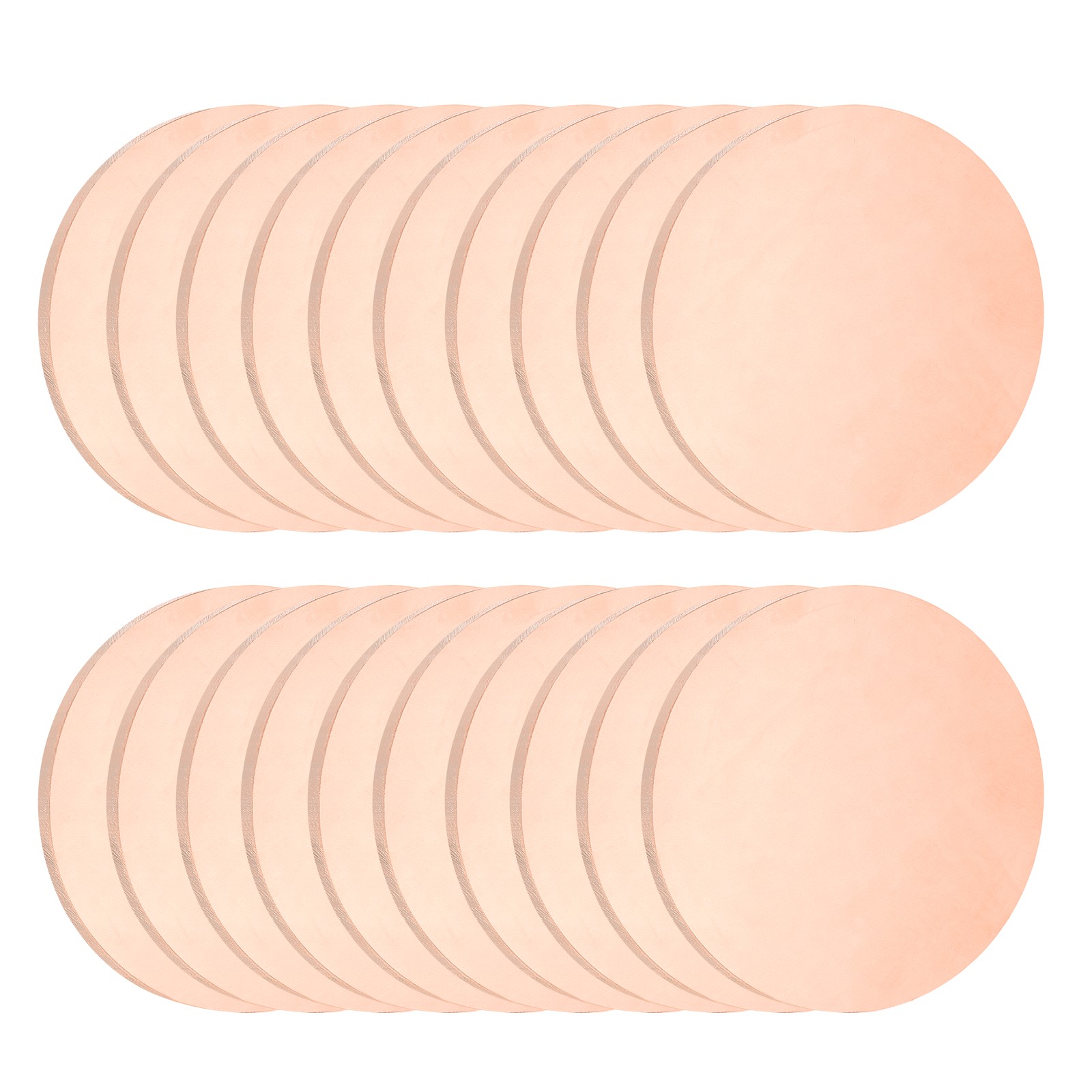 20Pcs Copper Round Plate 0.02″ Thick 0.8″ Dia C1100 Pure Copper Sheet