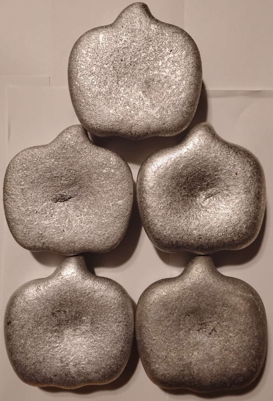 Aluminum Pumpkin Shape Ingots/For Casting or Gifts/5#s/Hand Melted & Poured/FS