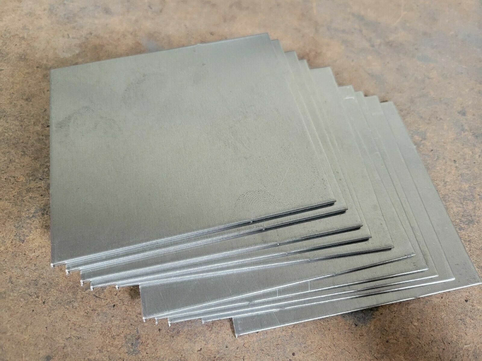 Metal Plate Aluminum 2024-T3 .190Thk. 5.0″ x 8.0″ (10 pcs)