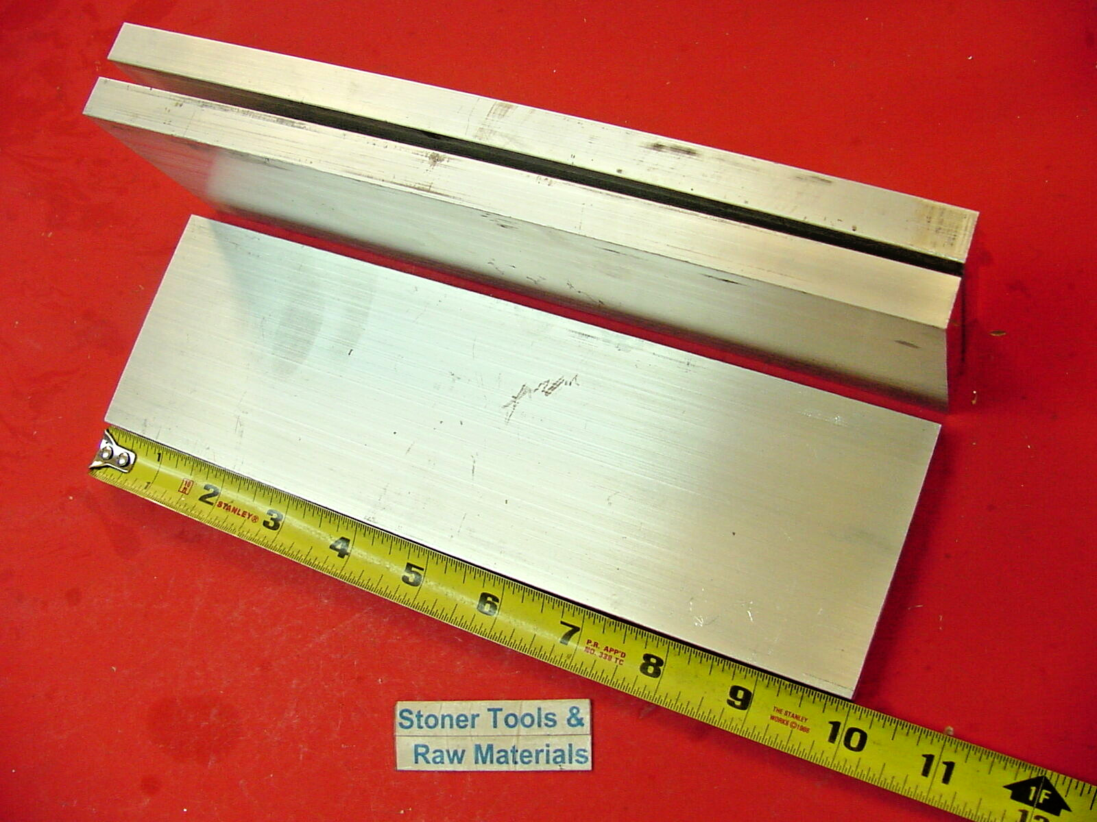3 Pieces 1/2″ X 3″ ALUMINUM 6061 FLAT BAR 10″ long T6 Solid Extruded Mill Stock
