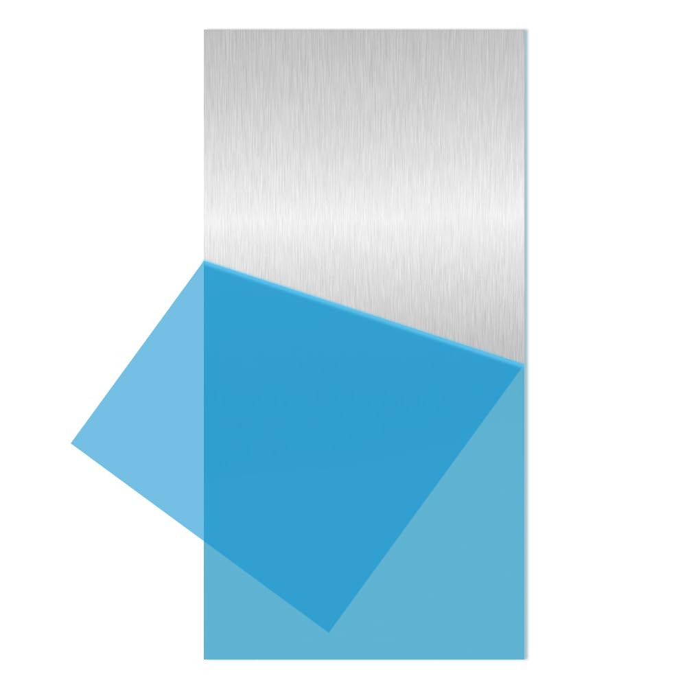 1PCS 6061 Aluminum Sheet Metal 1/4″ X 6″ X 12″, Aluminum Plates Covered with Pro