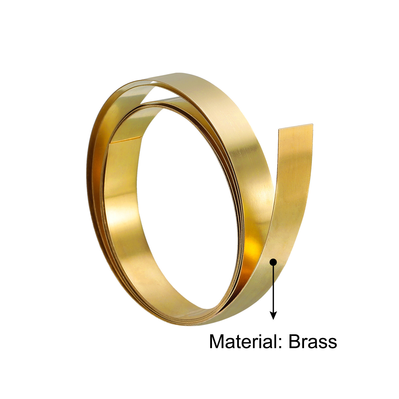 Brass Sheet Roll 0.3mmx10mmx1M Brass Foil Roll Brass Strip Gold