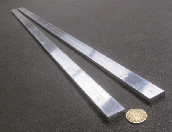 6061 T651 Aluminum Bar, 5/16″ (.312″) Thick x 1.0″ Wide x 36″ Length, 2 Units