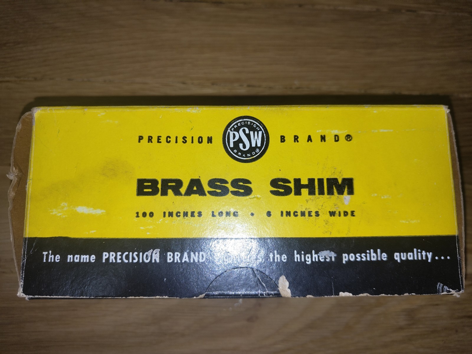 PRECISION BRAND 17390 BRASS SHIM .009 6″ X 100″ COLD ROLLED HALF HARD