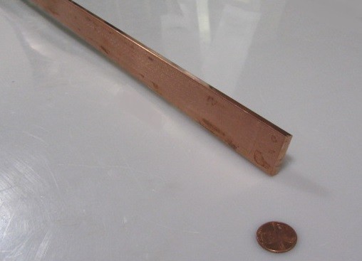 110 Copper Bar H02, 1/4″ Thick x 1.00″ Wide x 5 Ft Length
