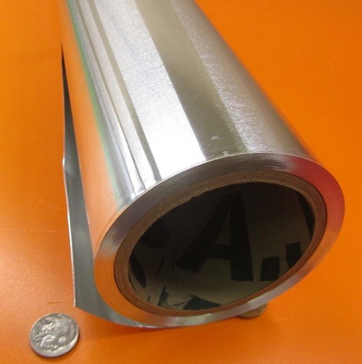 1100 Aluminum Foil (O) .005″ Thick x 24″ Wide x 50 Feet Long Roll
