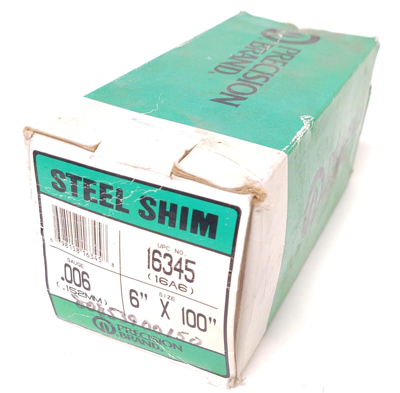 🔥 NOS PRECISION BRAND 16345 .006 GAUGE 6″ x 100″ STEEL SHIM