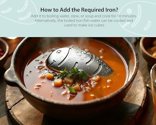 Food-Grade Cast Iron Cooking Ingot – Natural Anemia Relief Tool for Vegans & Ath