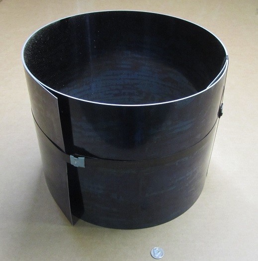 1095 Hard Blue Tempered Spring Steel Shim .032″ Thick x 10.0″ Width x 120″ Long