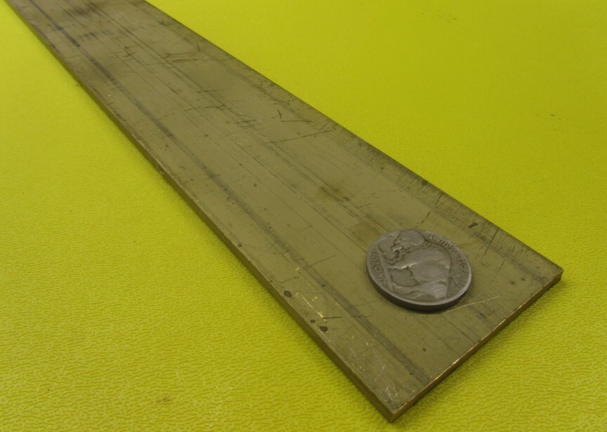 385 Brass Flat Bar 1/8″ Thick x 2.0″ Wide x 4 Foot Length