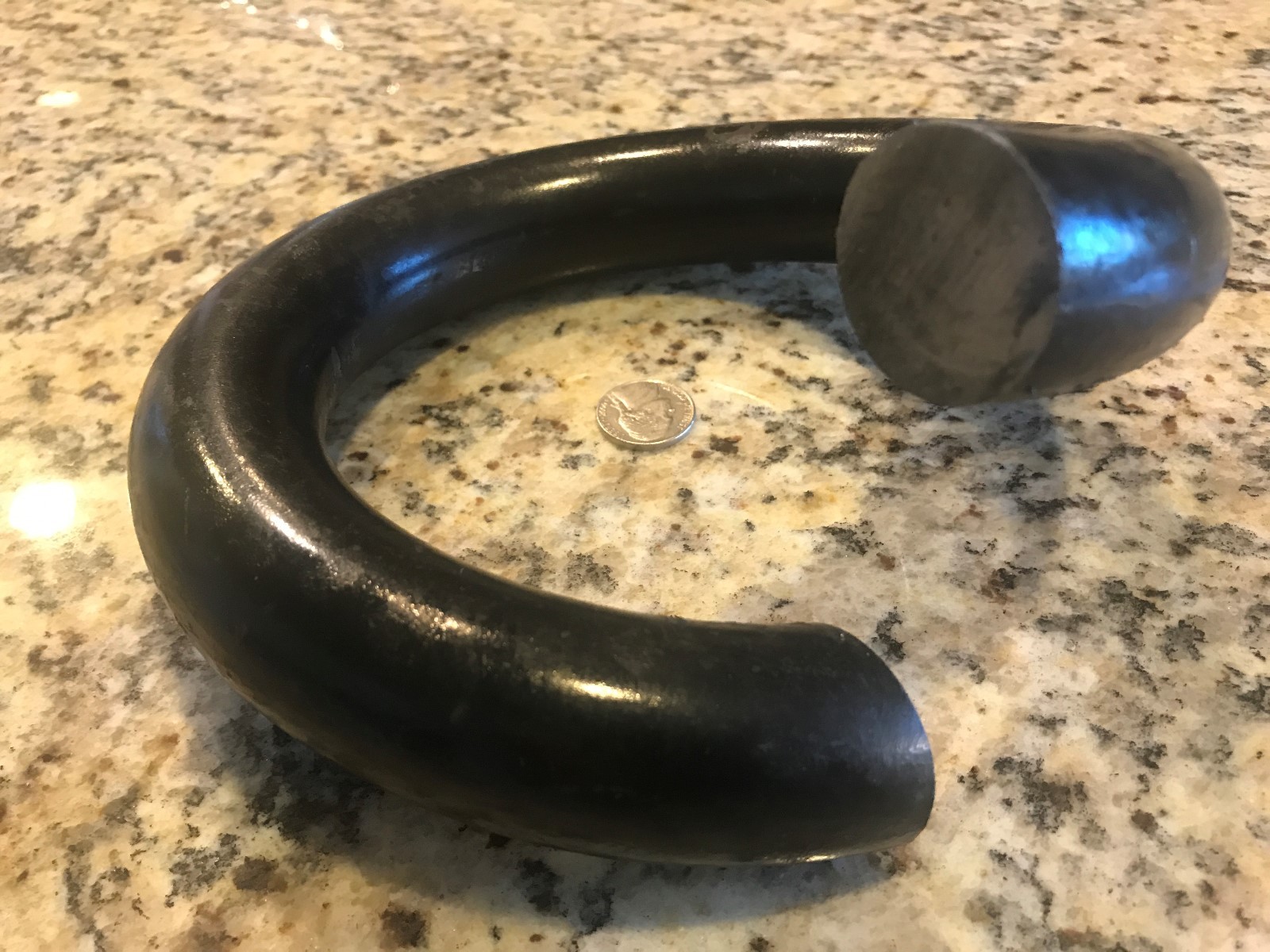 coil spring steel for blacksmithing 1.25 dia thick aprox 16 inches long “Knifes”