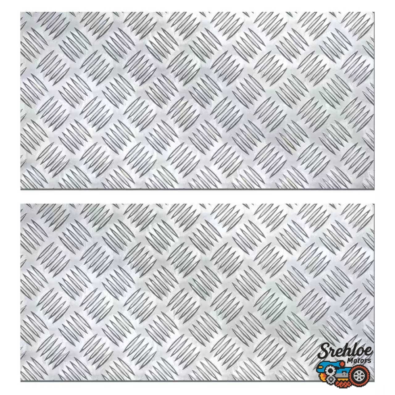 254mm*508mm Aluminum Diamond Plate 2 Pack For Camper & Garage