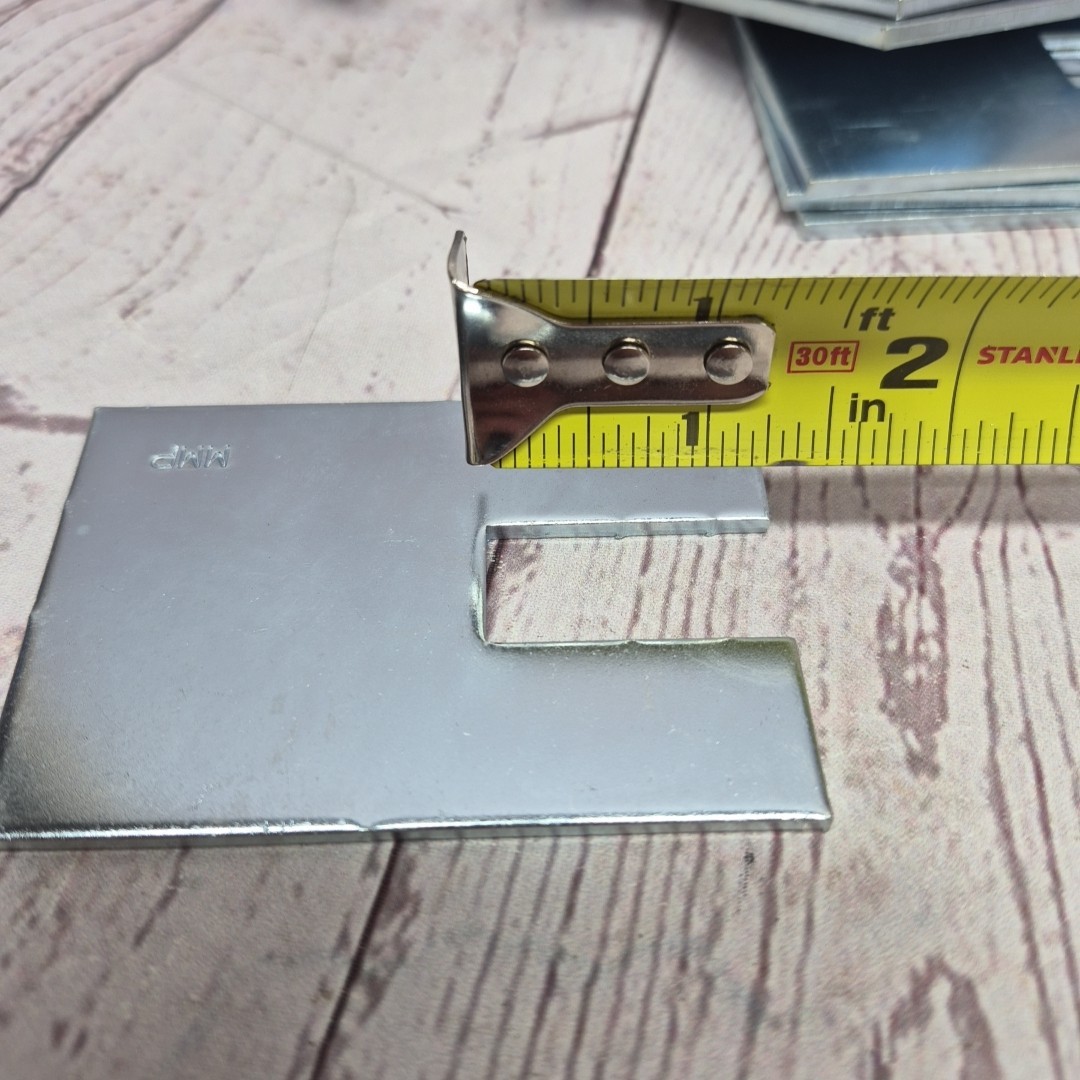 Steel Plate Shim Spacers, 2.25″ x 3.25″ x 1/8″ Thick~Lot Of 12″!
